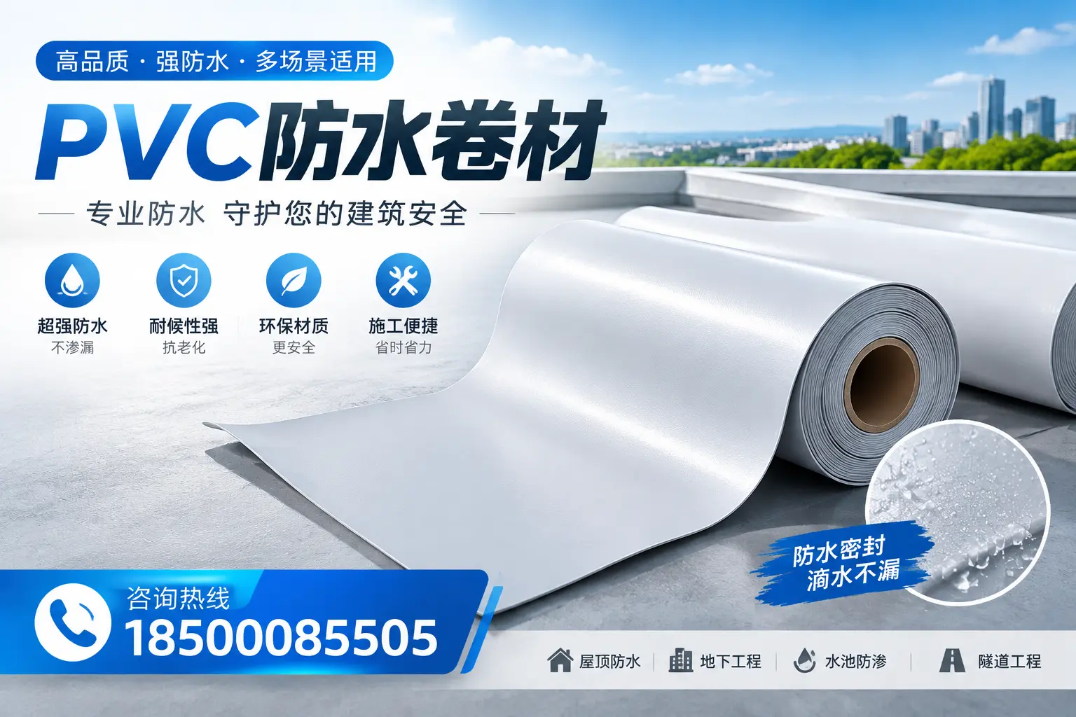 PVC防水卷材的市场竞争分析，定安品牌选择参考